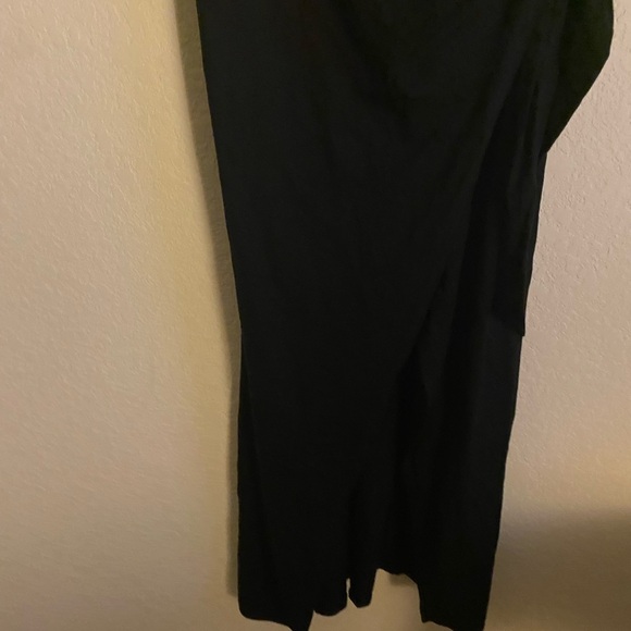 Reformation Sage Wrap Black Midi Coquette Office Siren Business Chic Dress Sz S - Picture 7 of 12